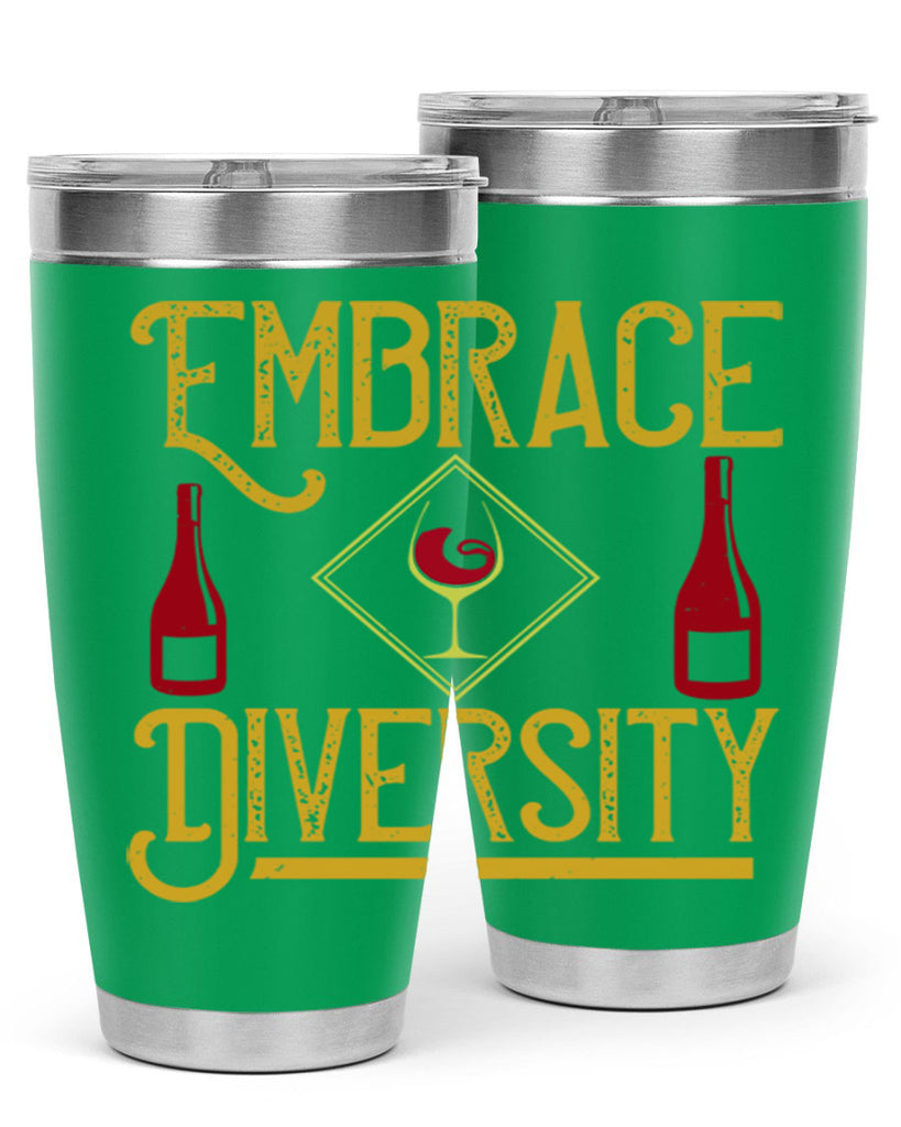 embrace diversity 218#- wine- Tumbler