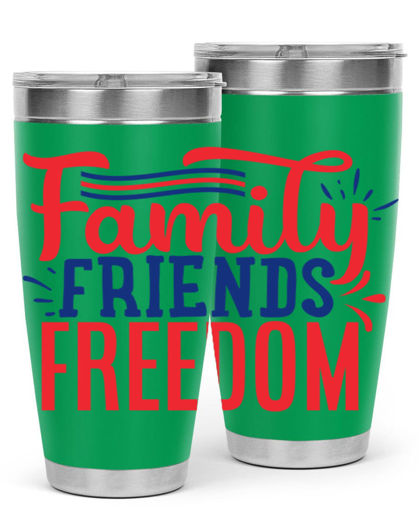 family friends freedom Style 48#- Fourt Of July- Tumbler