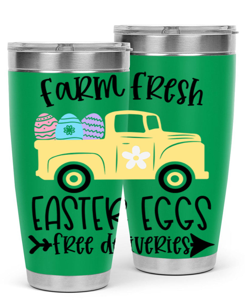 farm fresh easter eggs 46#- easter- Tumbler