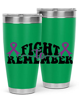 fight to remember 144#- alzheimers- Tumbler