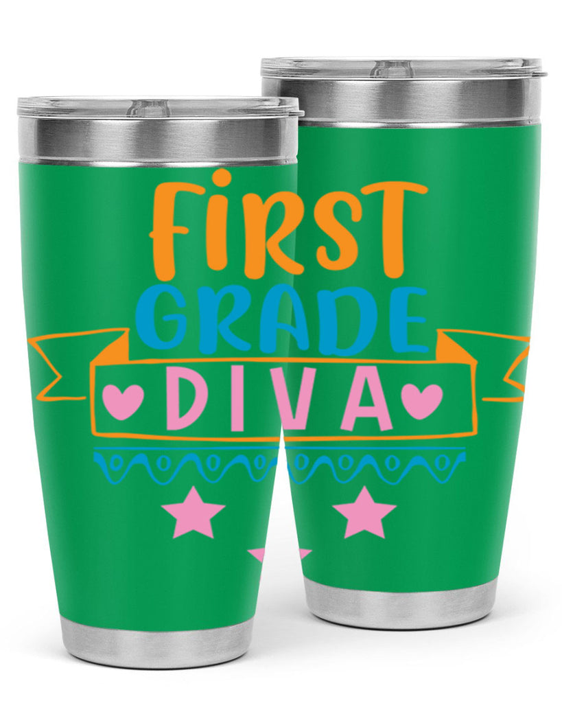 first grade diva 23#- 1st grade- Tumbler