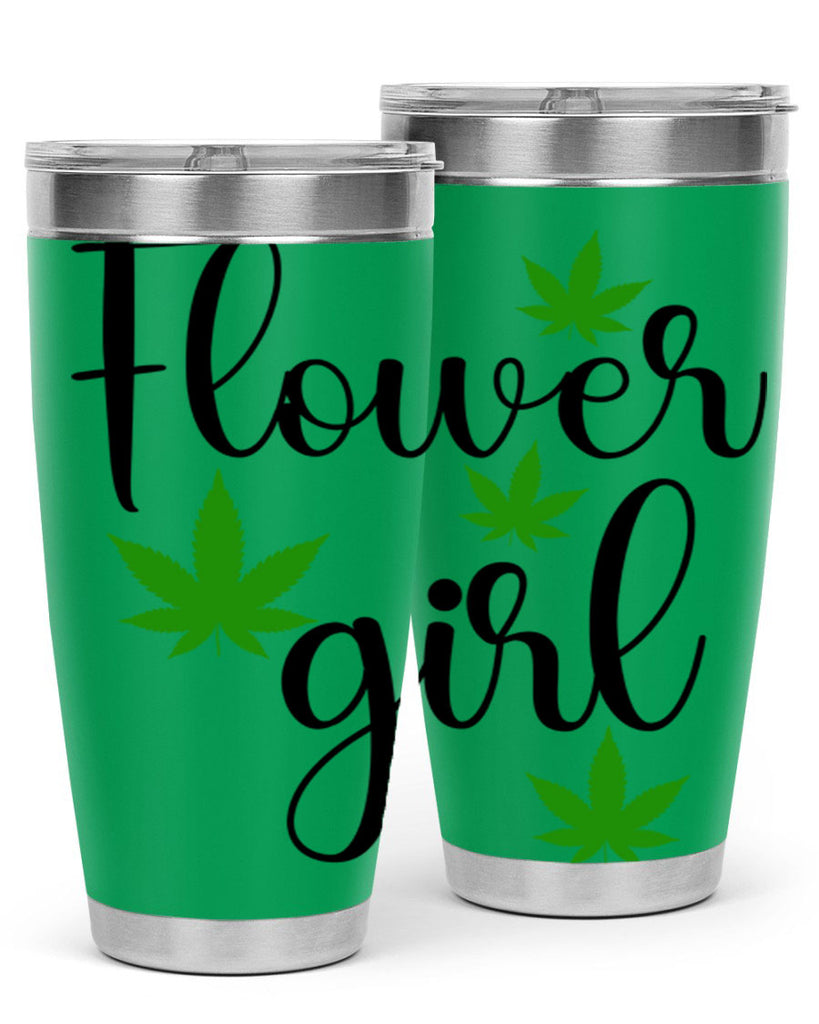 flower girl cannabis 84#- marijuana- Tumbler