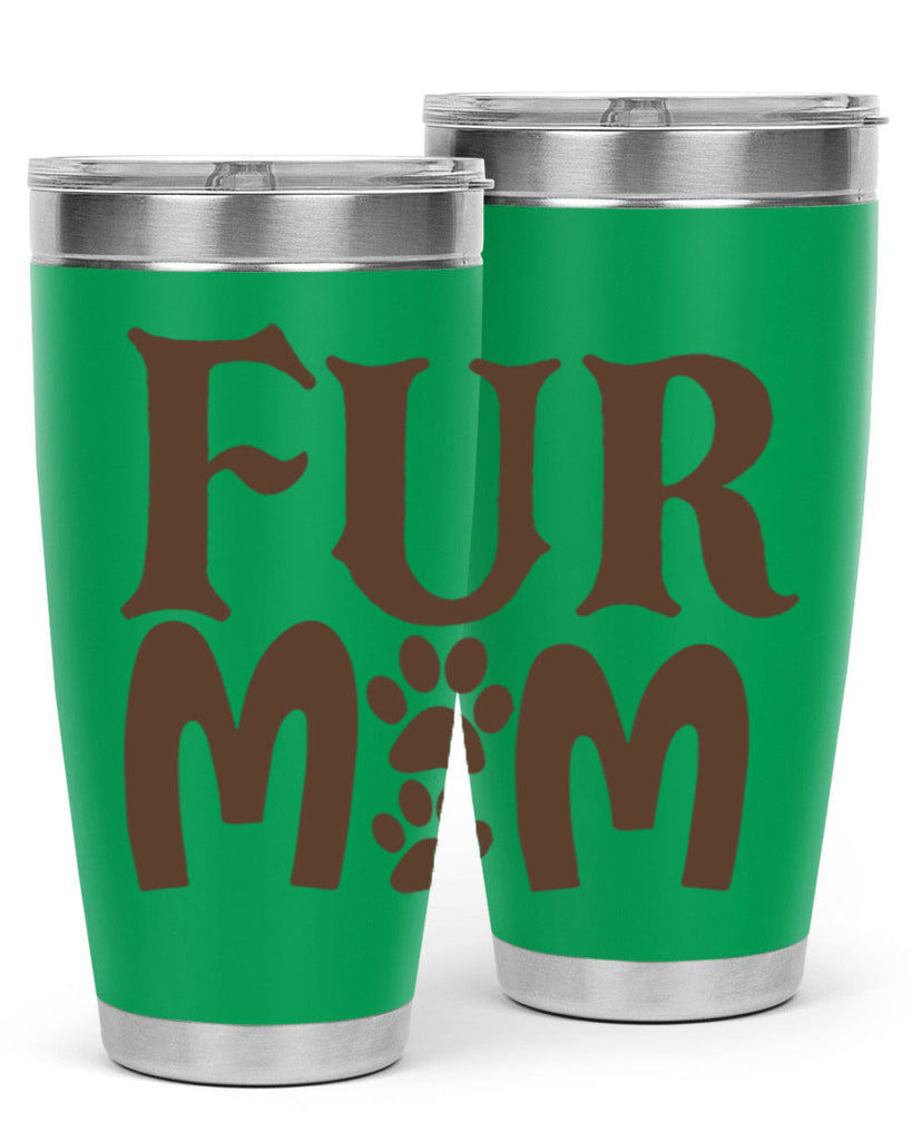 fur mom 266#- mom- Tumbler