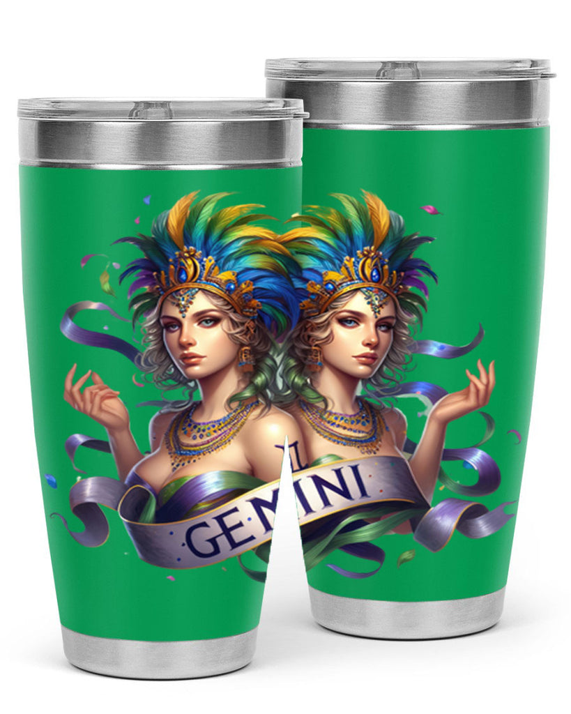 gemini 243#- zodiac- Tumbler