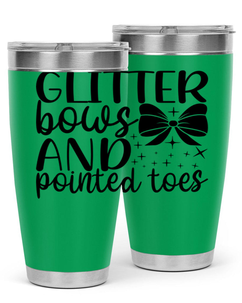 glitter bows and pointed toes44#- ballet- Tumbler