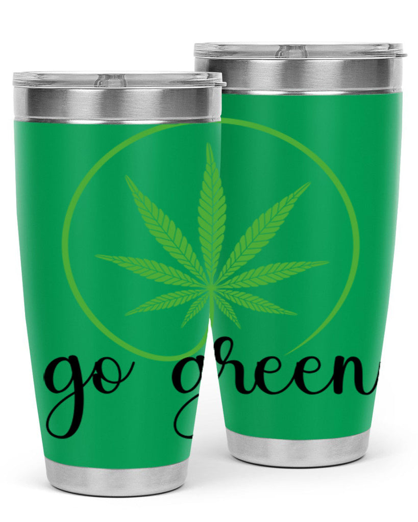 go green cannabis 92#- marijuana- Tumbler