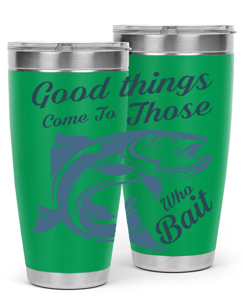 good things 127#- fishing- Tumbler