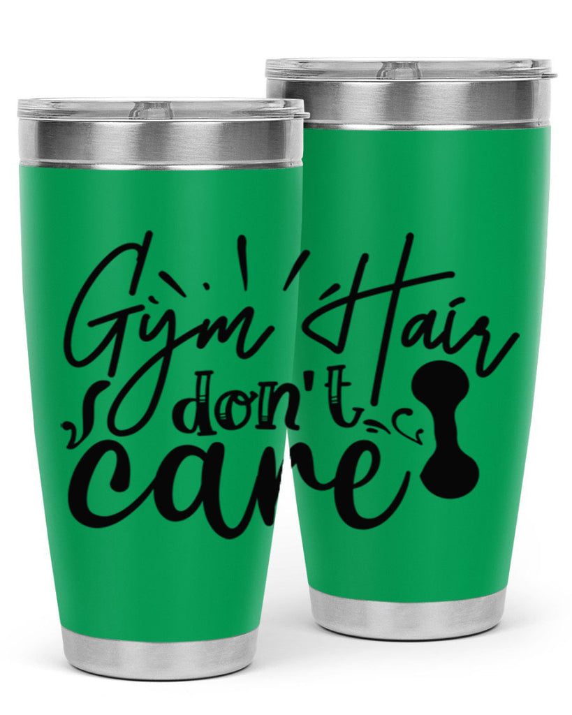 gym hair dont care 43#- gym- Tumbler