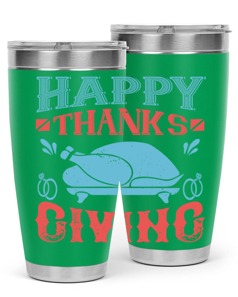 happy thanks giving 36#- thanksgiving- Tumbler