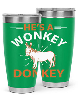 he’s a wonky donkey Style 4#- donkey- Tumbler