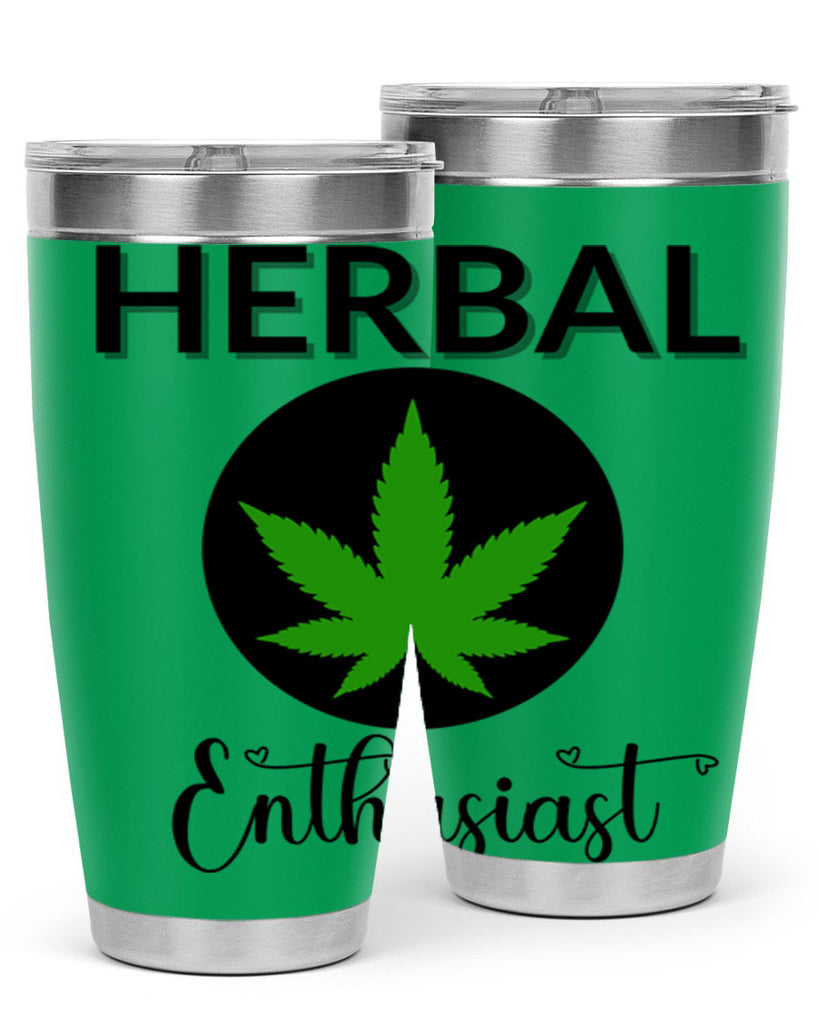 herbal enthusiast 109#- marijuana- Tumbler