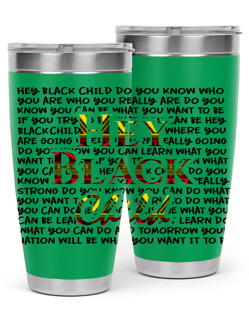 hey black child 128#- black words phrases- Cotton Tank