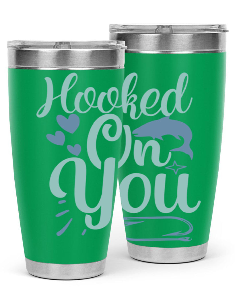 hooked on you 215#- fishing- Tumbler