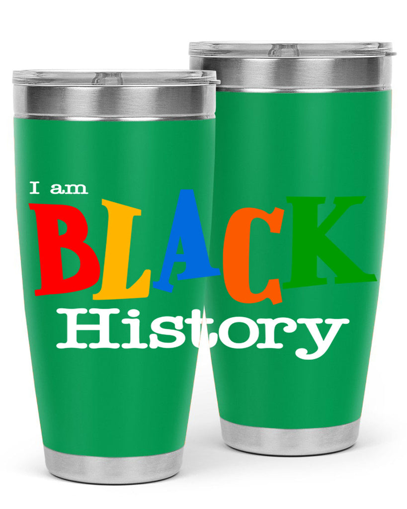 i am black  history 117#- black words phrases- Cotton Tank