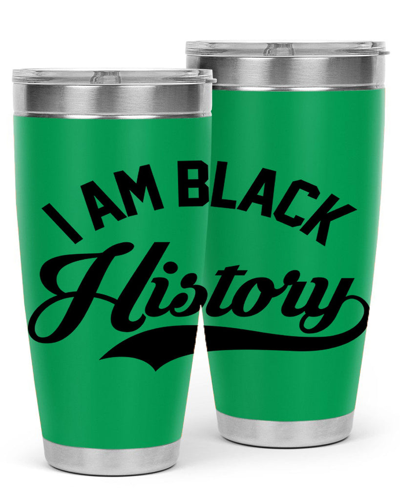 i am black  history 118#- black words phrases- Cotton Tank