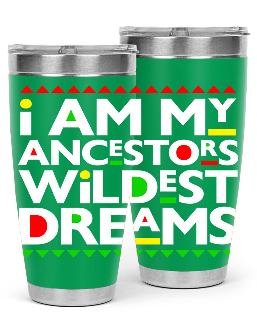 i am my  ancestors wildest dreams 115#- black words phrases- Cotton Tank