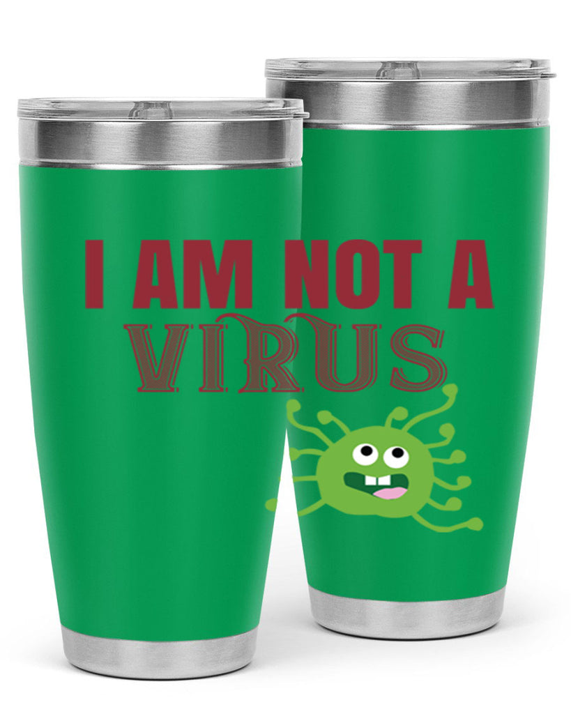 i am not a virus Style 36#- corona virus- Cotton Tank
