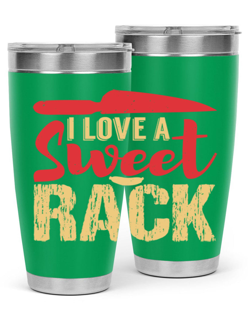 i love a sweet rack 40#- bbq- Tumbler