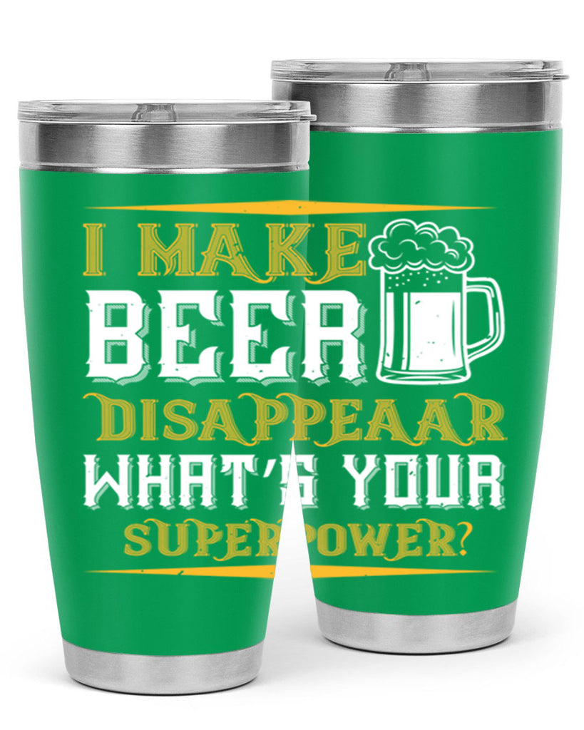 i make beer disappeaar what’s your superpower 73#- beer- Tumbler