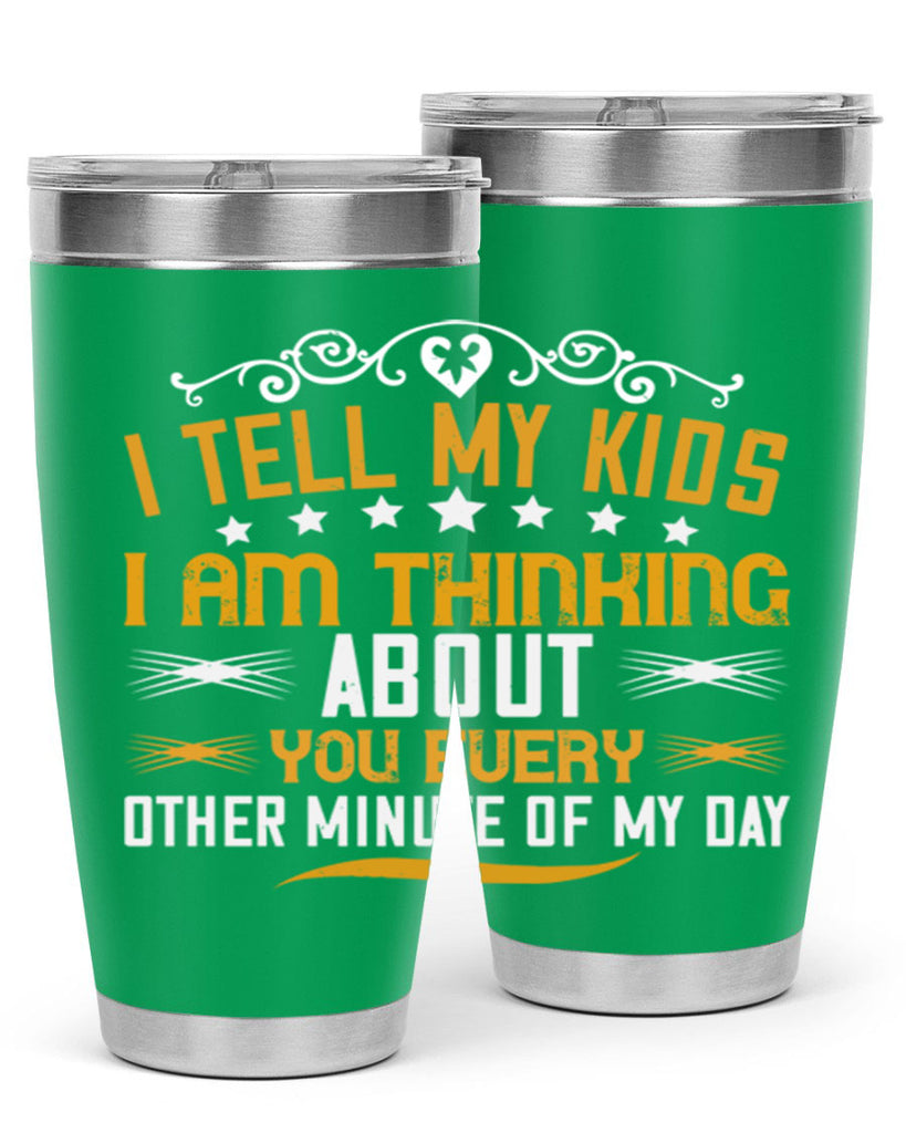 i tell my kids 151#- mom- Tumbler