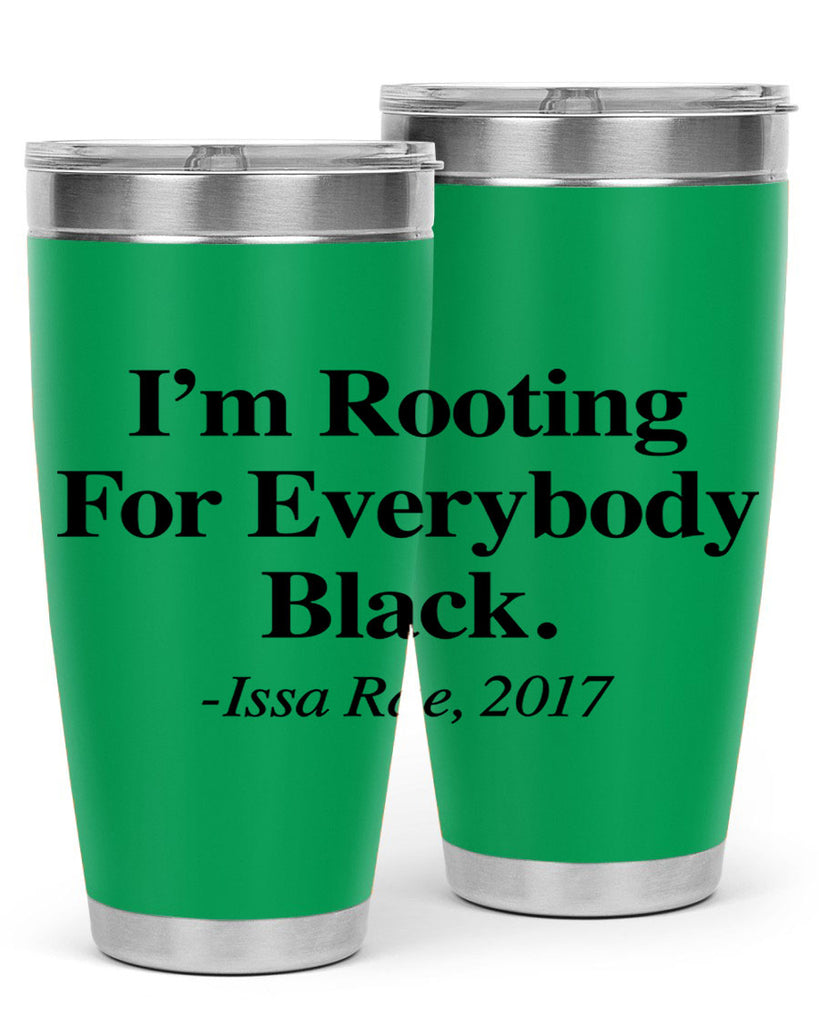 im  rooting for everybody black  109#- black words phrases- Cotton Tank