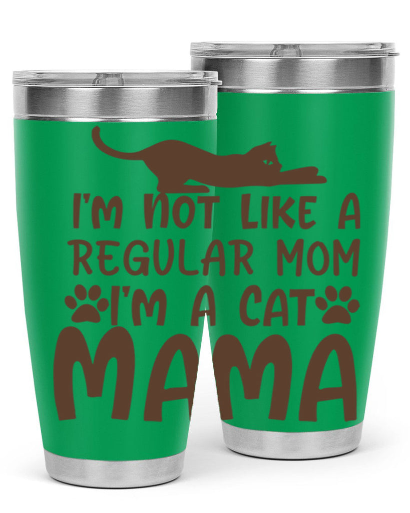 im not like a regular mom im a cat mama 256#- mom- Tumbler