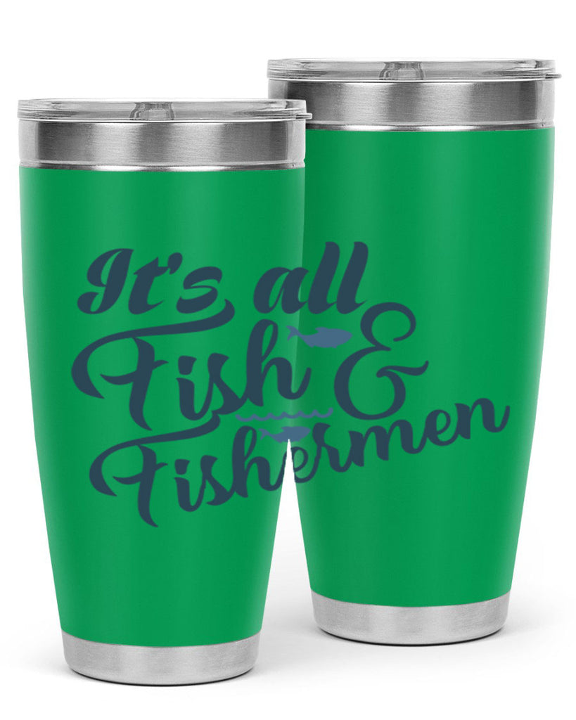 its all fish 80#- fishing- Tumbler