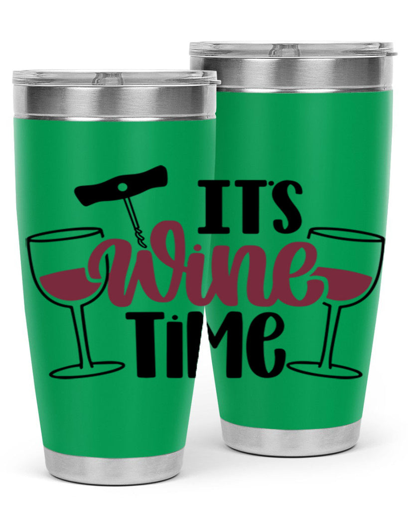 its wine time 46#- wine- Tumbler