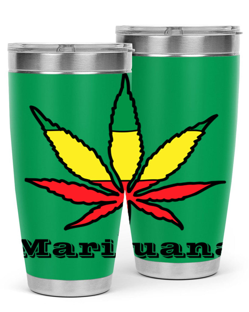 jamican cannabis 164#- marijuana- Tumbler