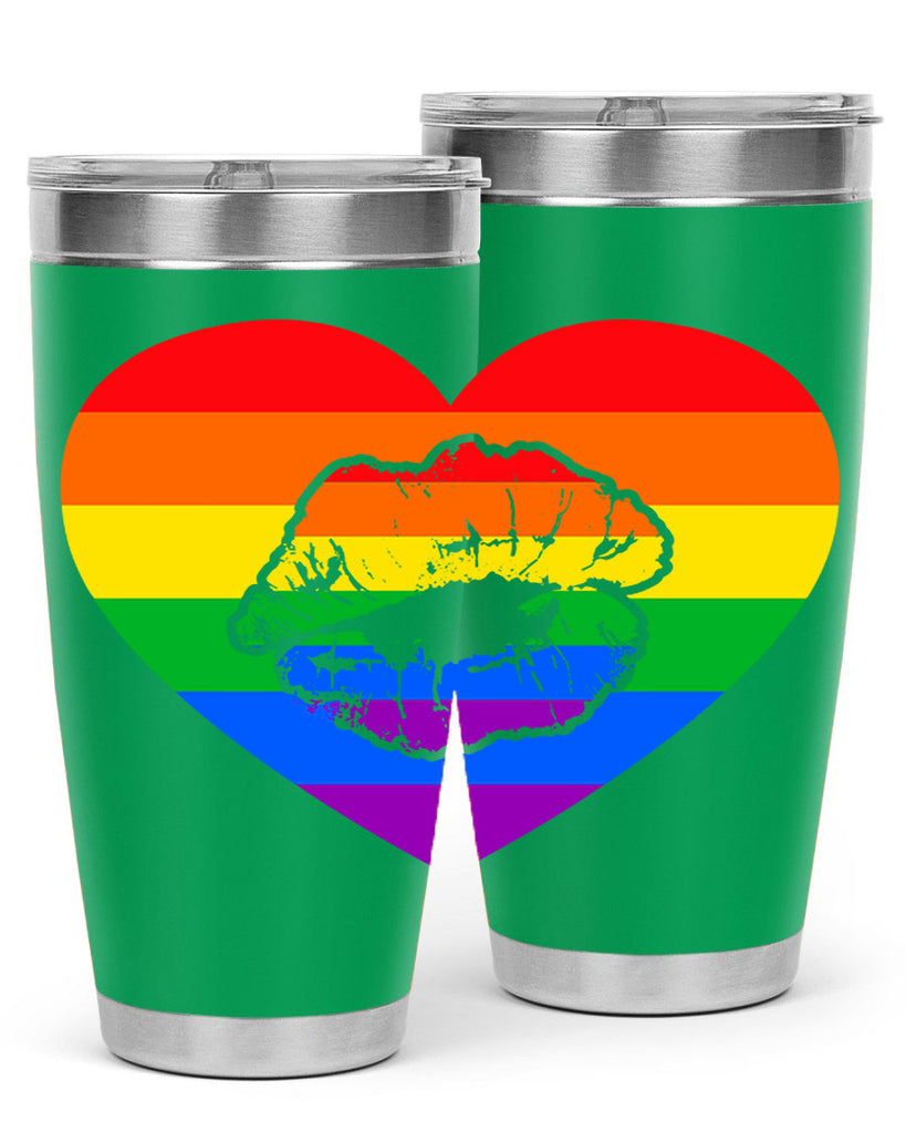 lgbt rainbow cool lip lgbt 96#- lgbt- Tumbler