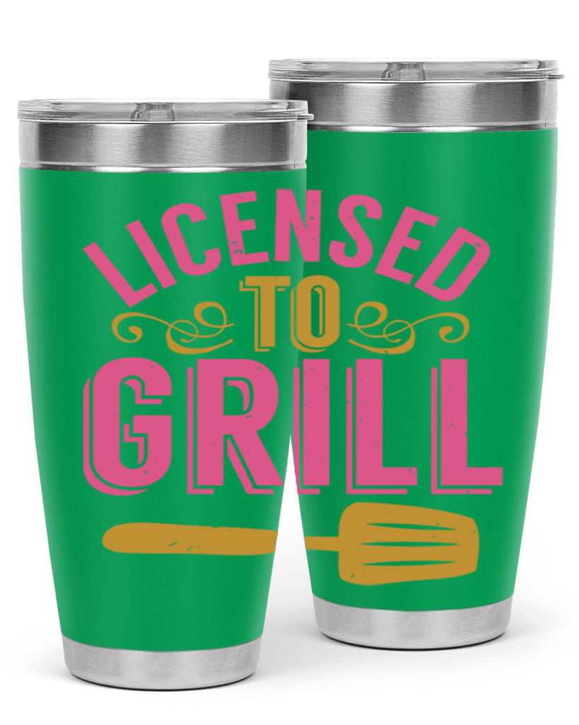 licensed to grill 24#- bbq- Tumbler