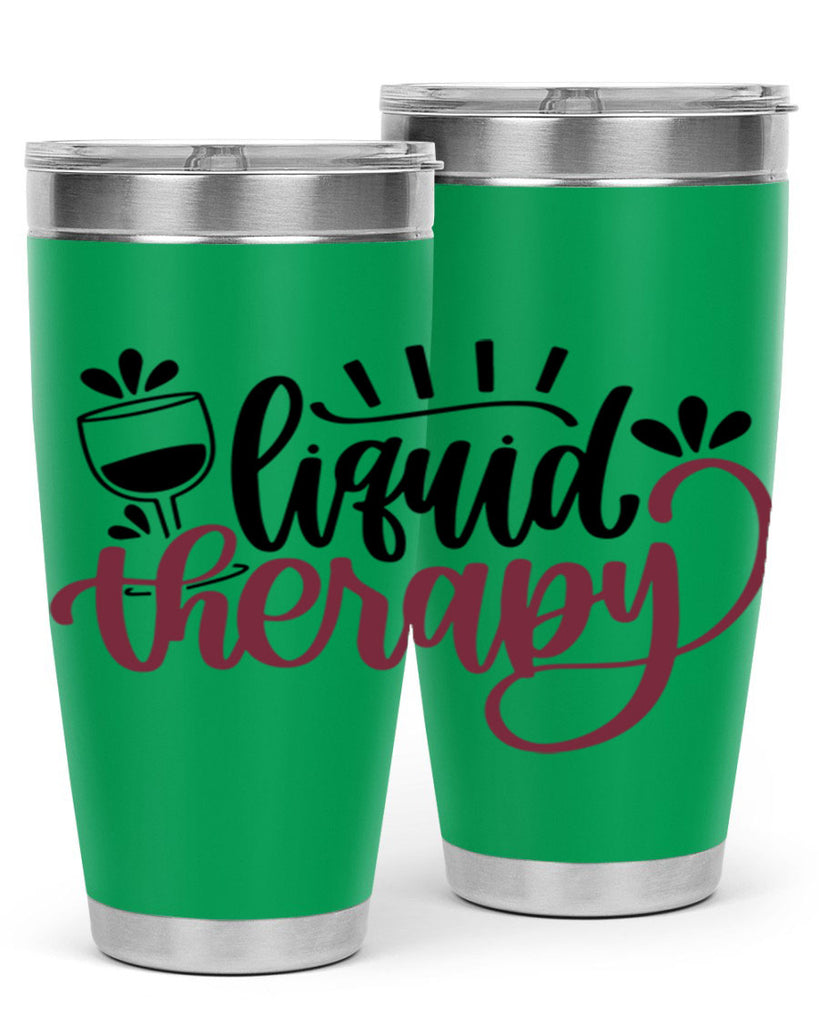 liquid therapy 44#- wine- Tumbler