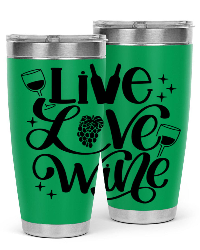 live love wine 43#- wine- Tumbler