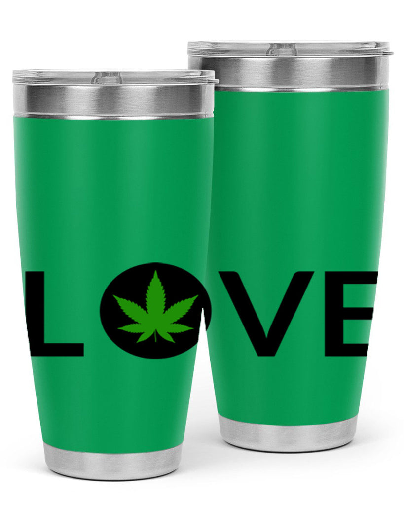 love cannabis 189#- marijuana- Tumbler