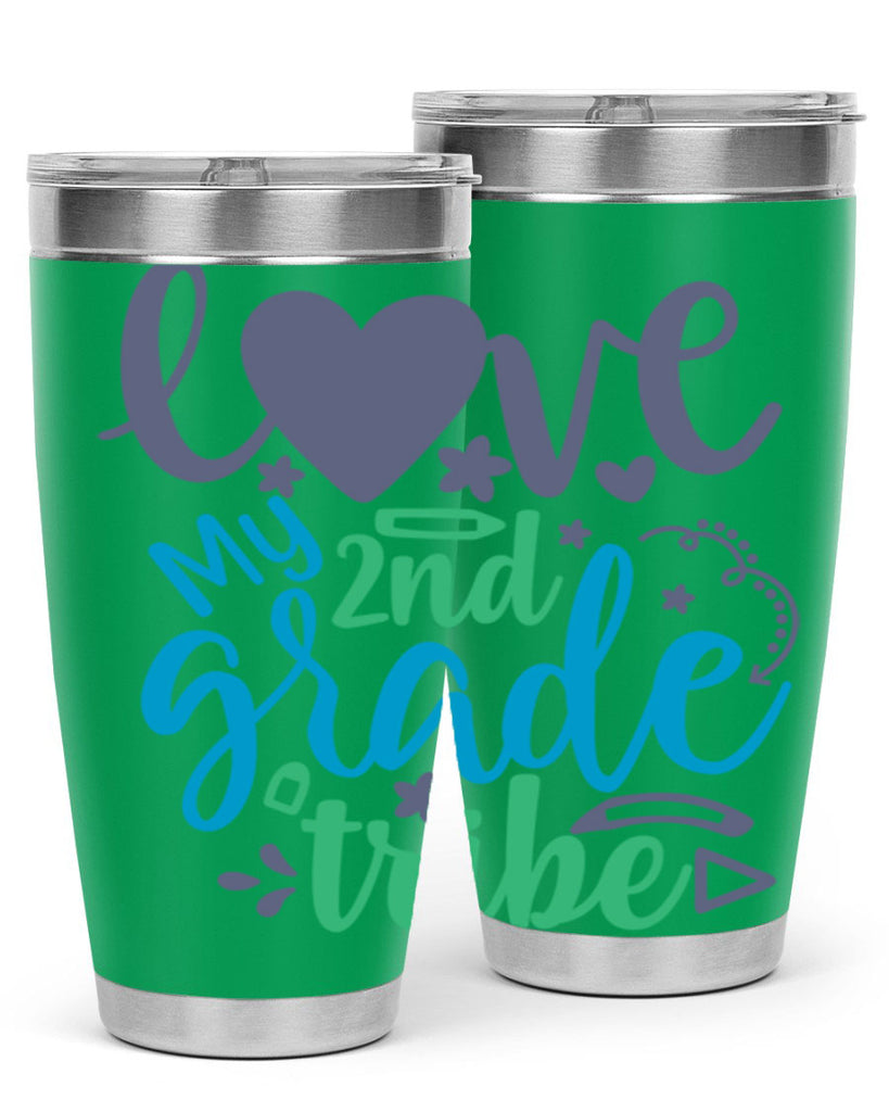 love my 2nd grade tribe 9#- second grade- Tumbler