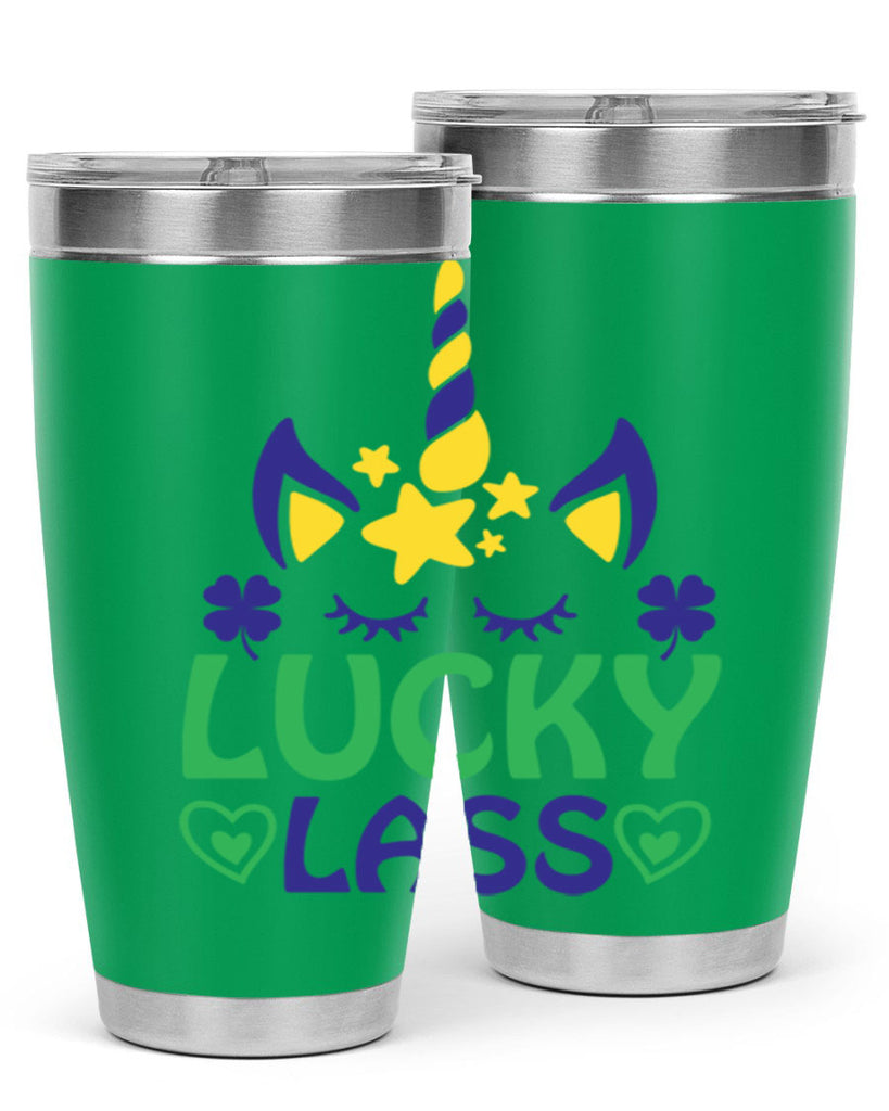 lucy lass 11#- mardi gras- Tumbler