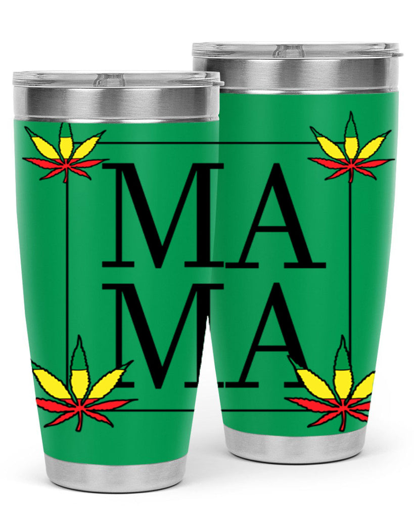 mama weed 197#- marijuana- Tumbler