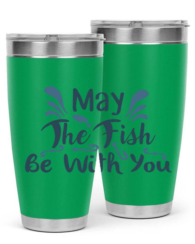 may the fish 54#- fishing- Tumbler