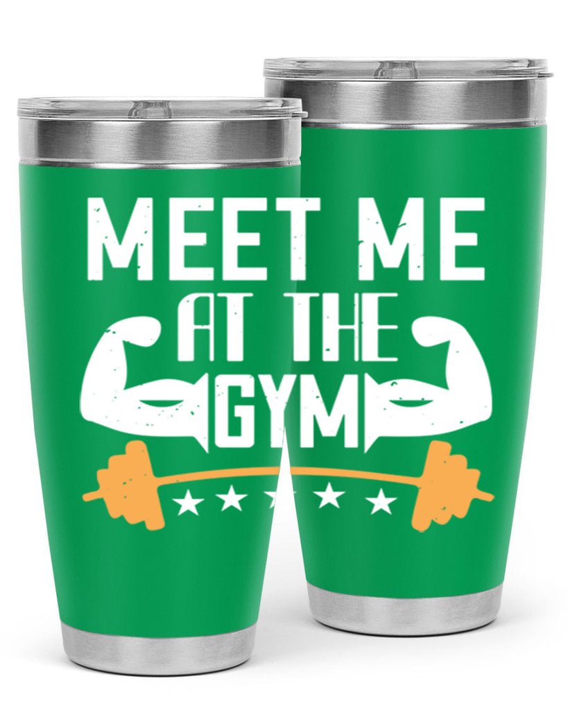 meet me at the gym 83#- gym- Tumbler