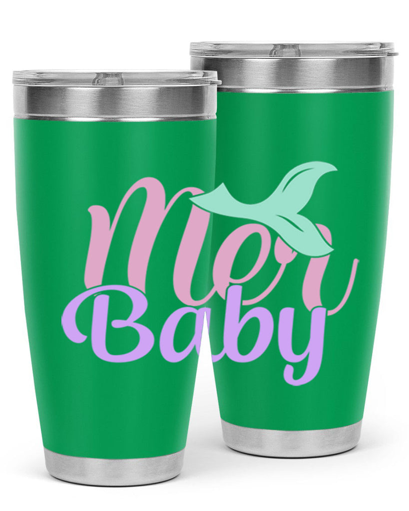 mer baby 3#- mermaid- Tumbler