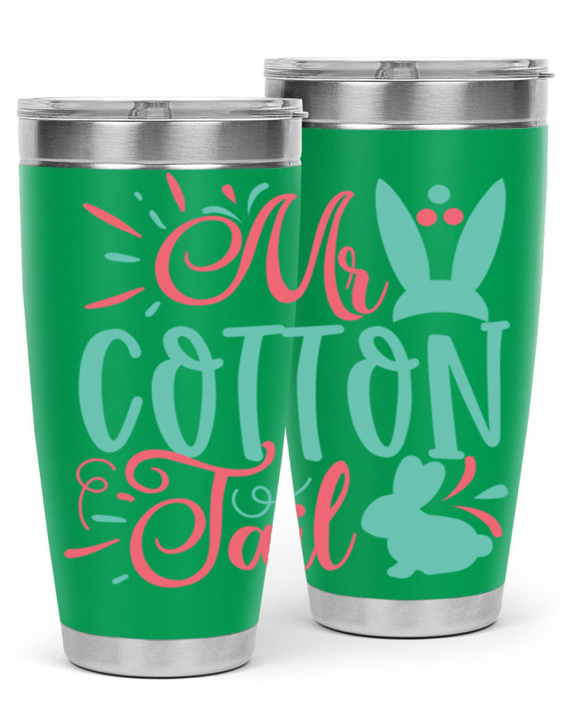 mr cotton tail 109#- easter- Tumbler