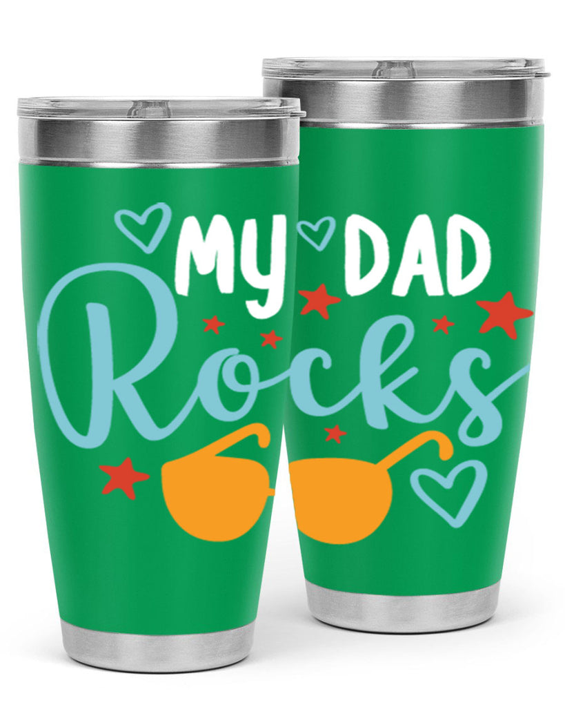 my dad rocks 83#- fathers day- Tumbler