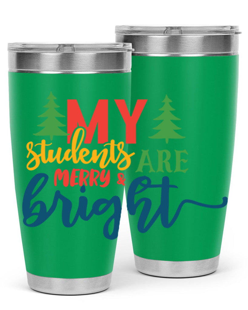 my students are merry bright Style 170#- teacher- tumbler