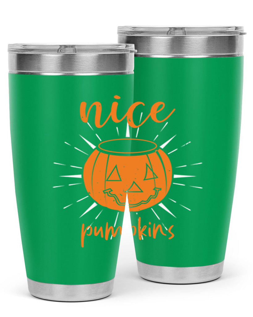 nice pumpkins 138#- halloween- Tumbler