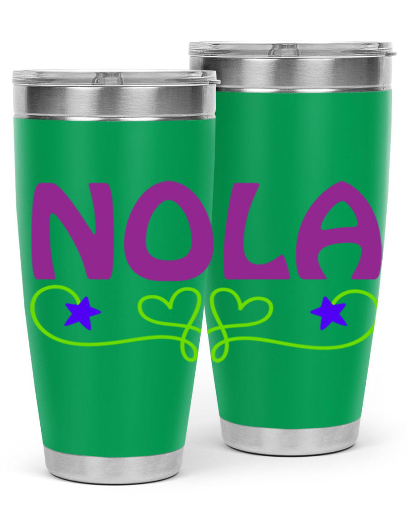 nola 5#- mardi gras- Tumbler