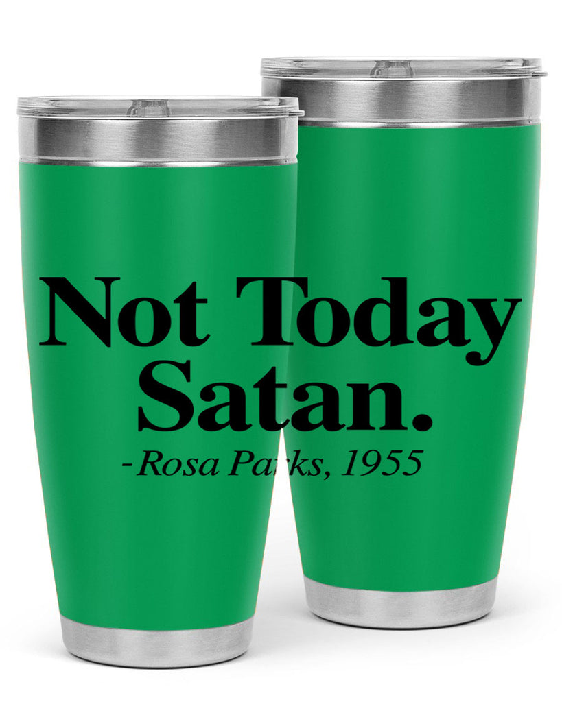 not today satan rosa parks 59#- black words phrases- Cotton Tank