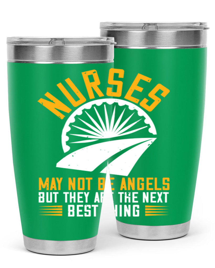nurses may not be angels Style 265#- nurse- tumbler