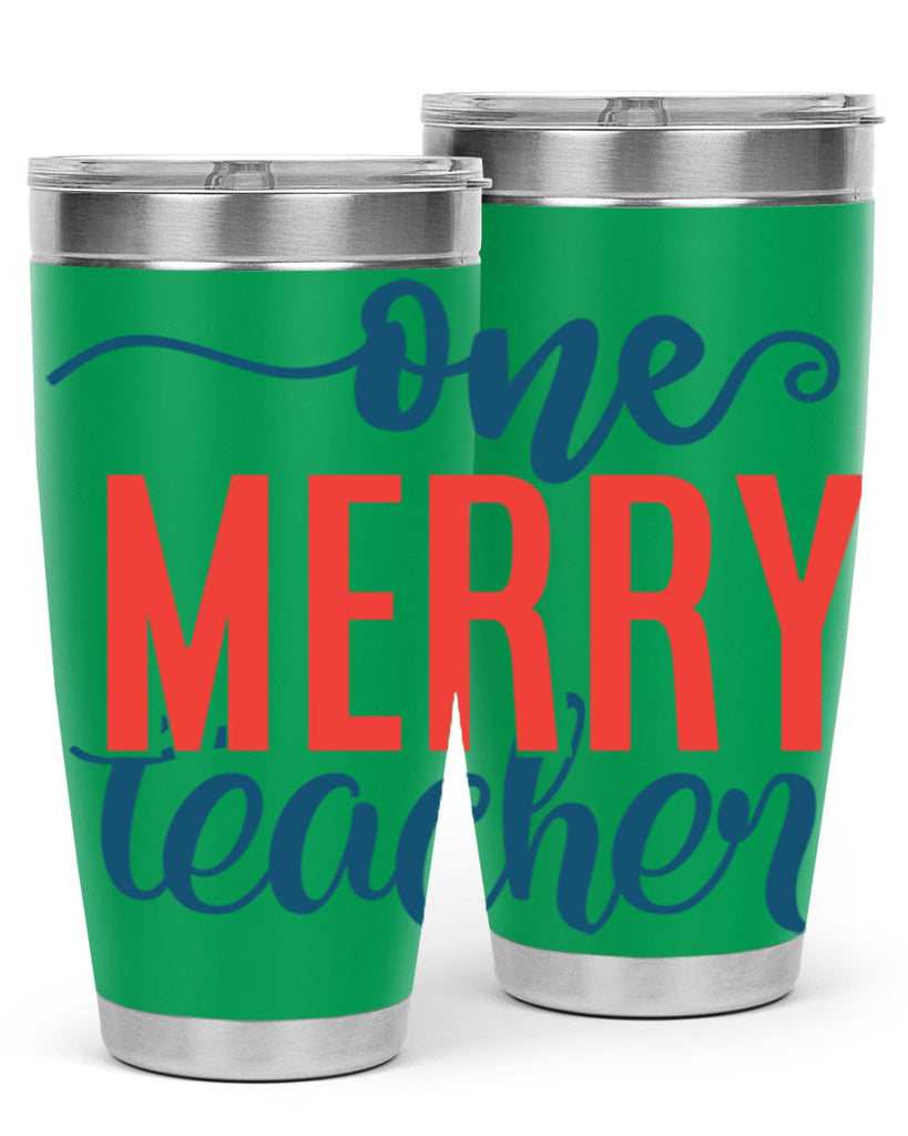 one merry teacher Style 161#- teacher- tumbler