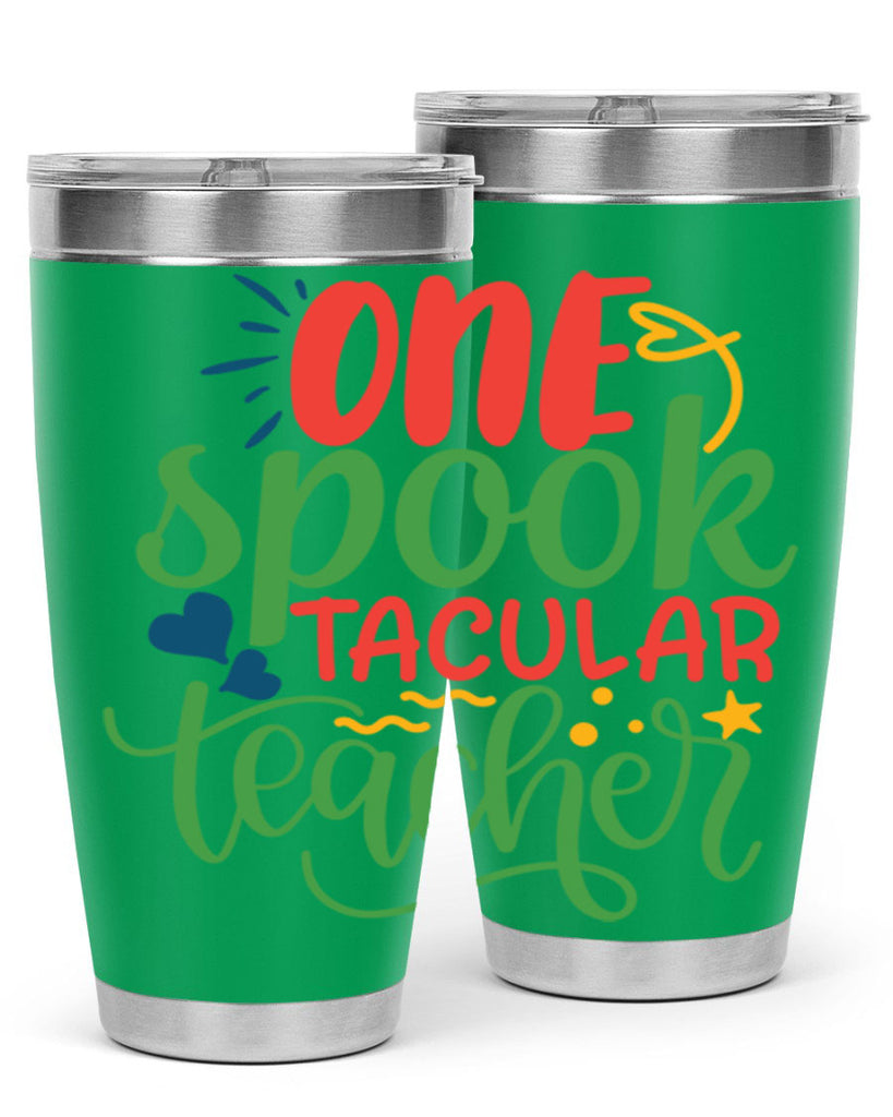 one spook tacular teacher Style 159#- teacher- tumbler