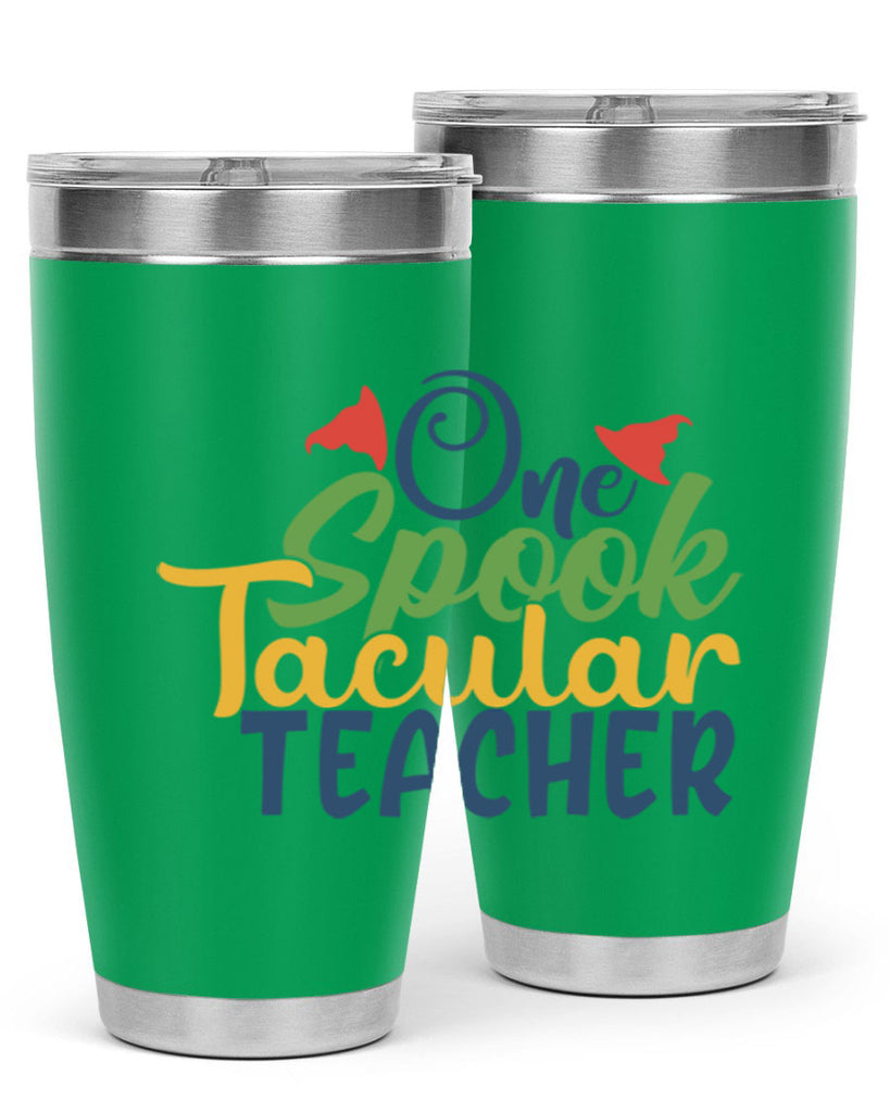 one spook tacular teacher Style 160#- teacher- tumbler